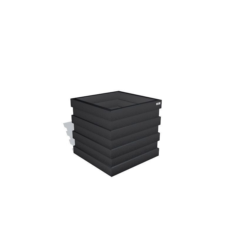 bloembak-madrid-90x90x84-zwart-zonder-onderbalken
